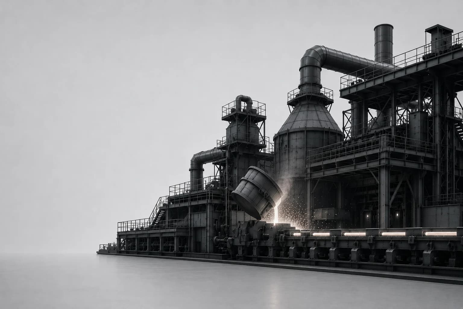 Иллюстрация отрасли «Черная и цветная металлургия»
