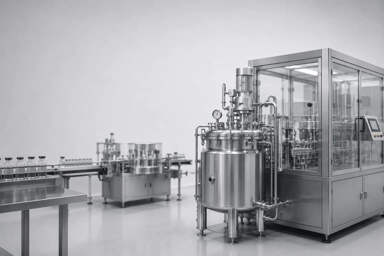 Иллюстрация отрасли «Фармацевтическая промышленность»