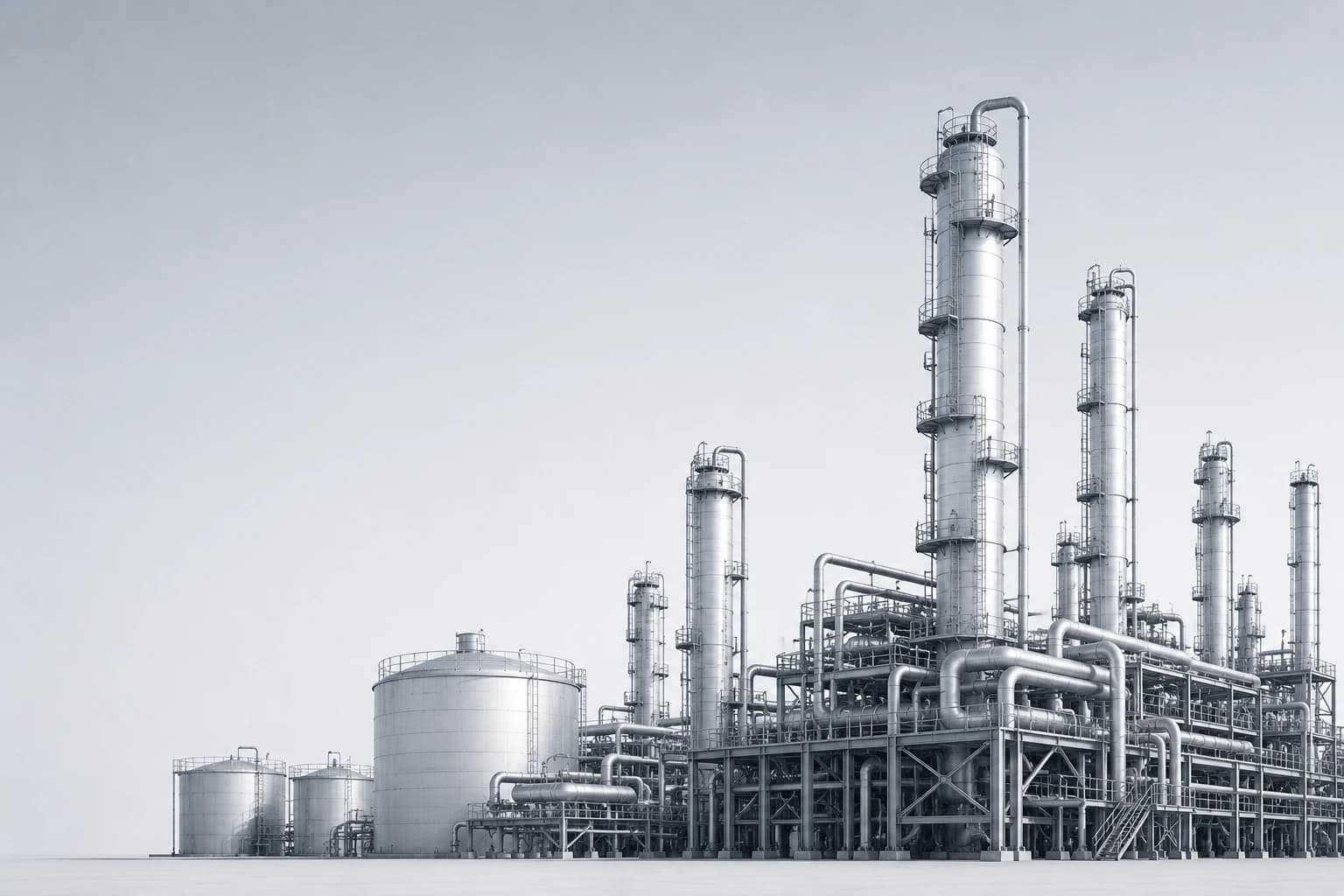Иллюстрация отрасли «Нефтегазовая промышленность»